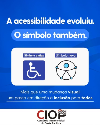 A ACESSIBILIDADE EVOLUIU.